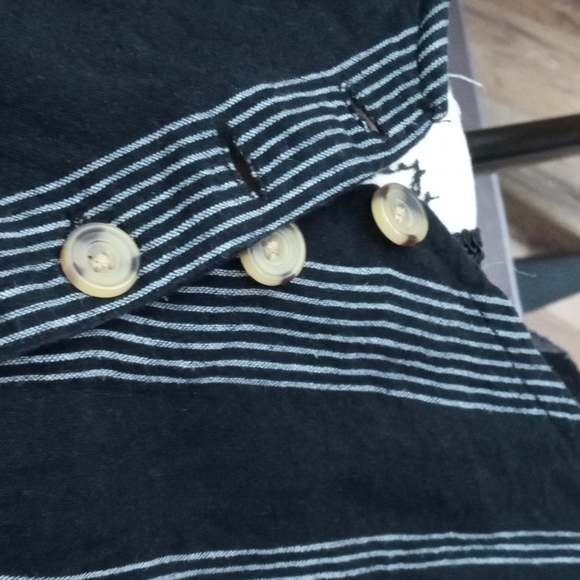 a.n.d easy striped black and white women top size XL - Picture 8 of 11